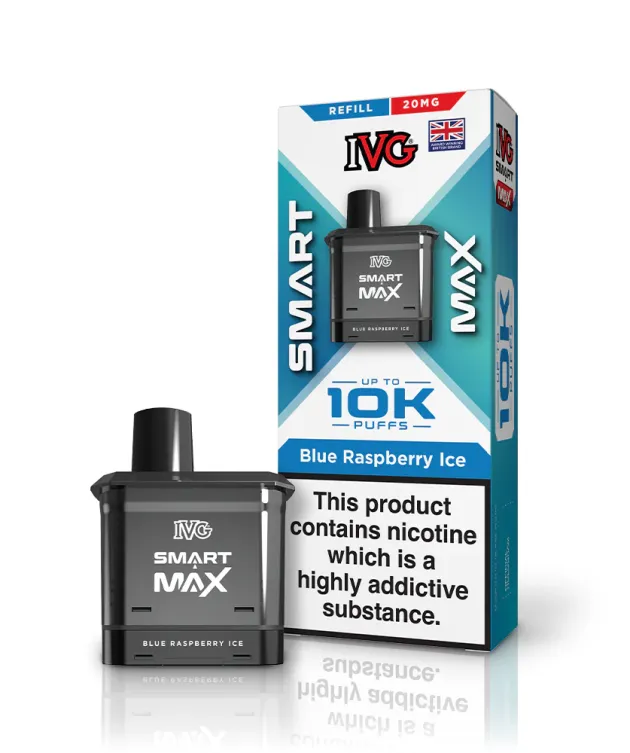 IVG SMART MAX Blue Raspberry Ice Refill Pod