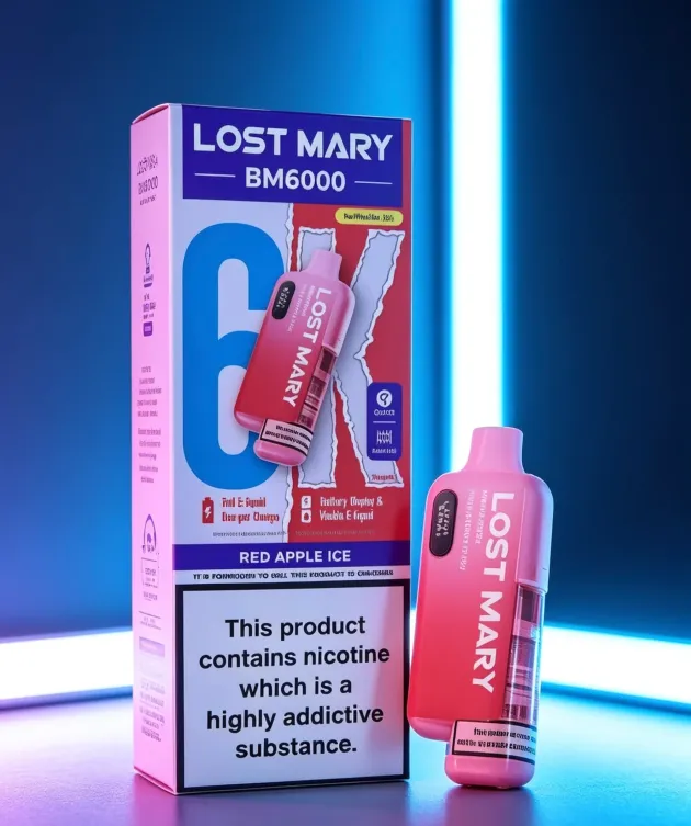 Lost Mary BM6000 – Red Apple Ice