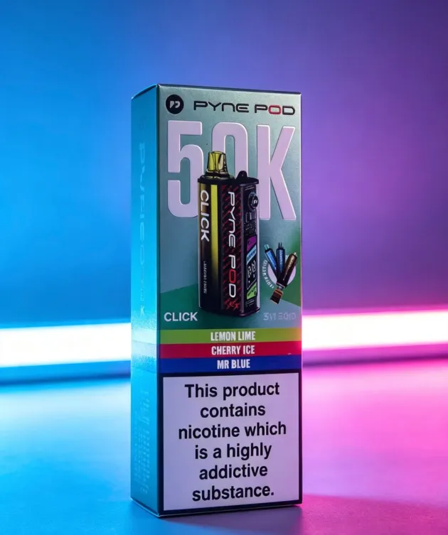 Pyne Pod 50K Click – Lemon Lime / Cherry Ice / Mr Blue