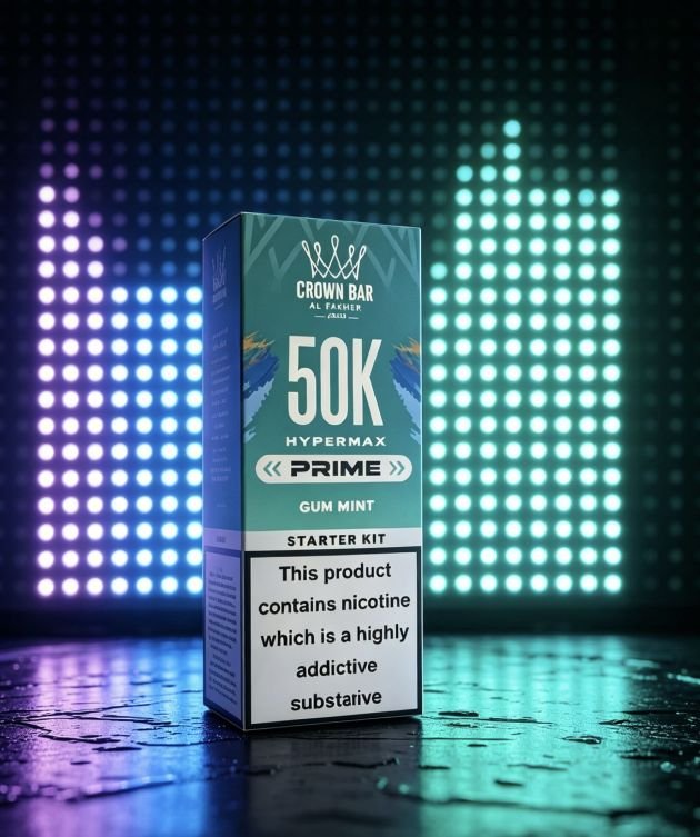 Crown Bar Al Fakher 50K Hypermax Prime – Gum Mint