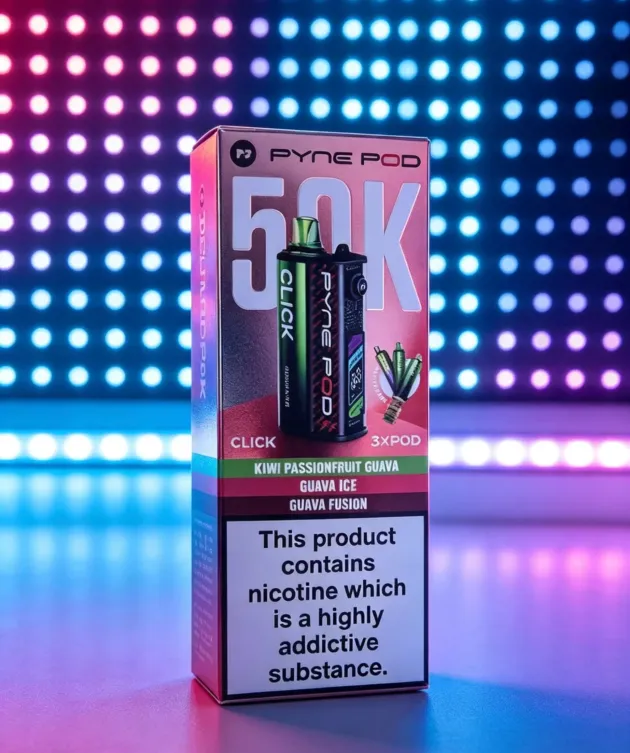 Pyne Pod 50K Click – Kiwi Passionfruit Guava / Guava Ice / Guava Fusion