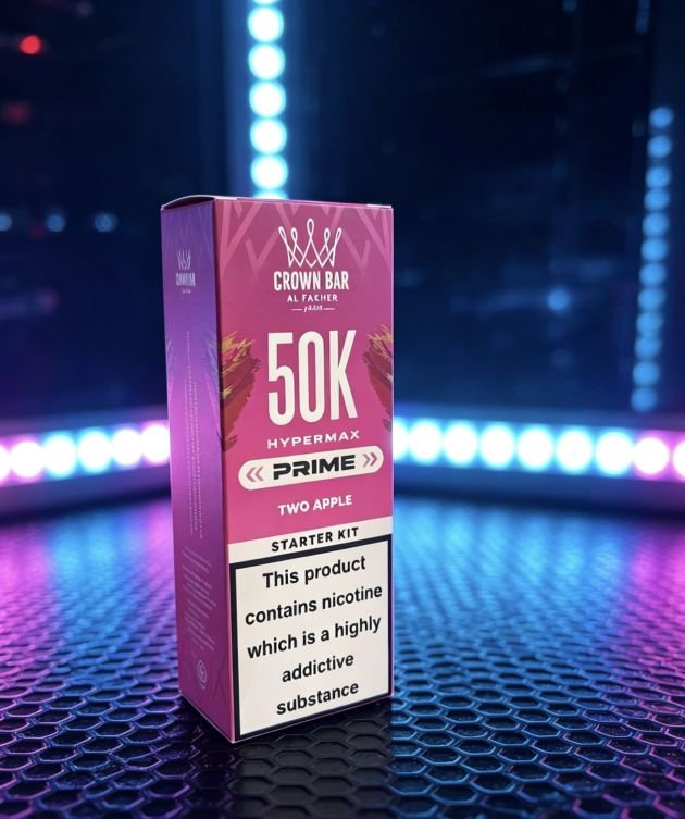 Crown Bar Al Fakher 50K Hypermax Prime – Two Apple