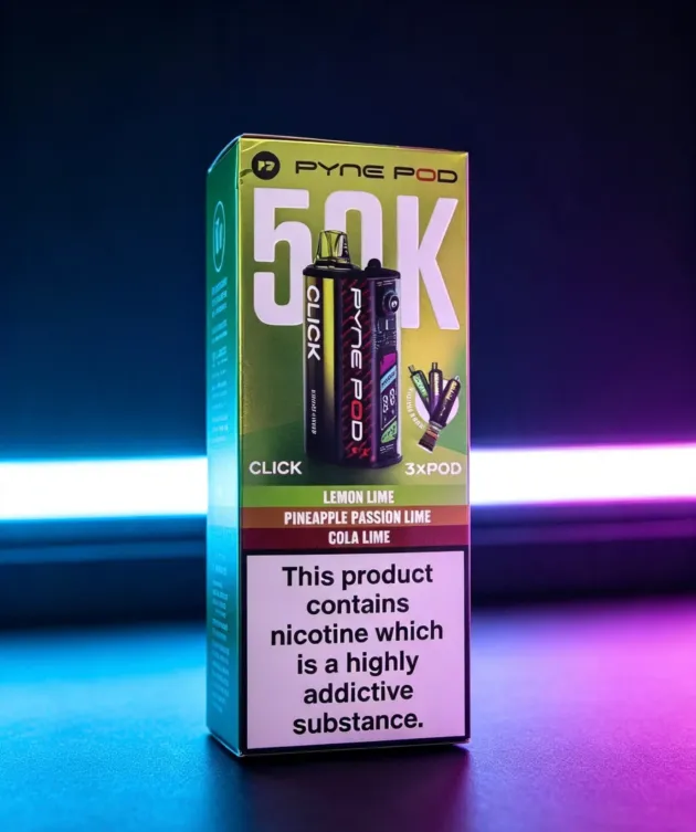 Pyne Pod 50K Click – Lemon Lime / Pineapple Passion Lime / Cola Lime