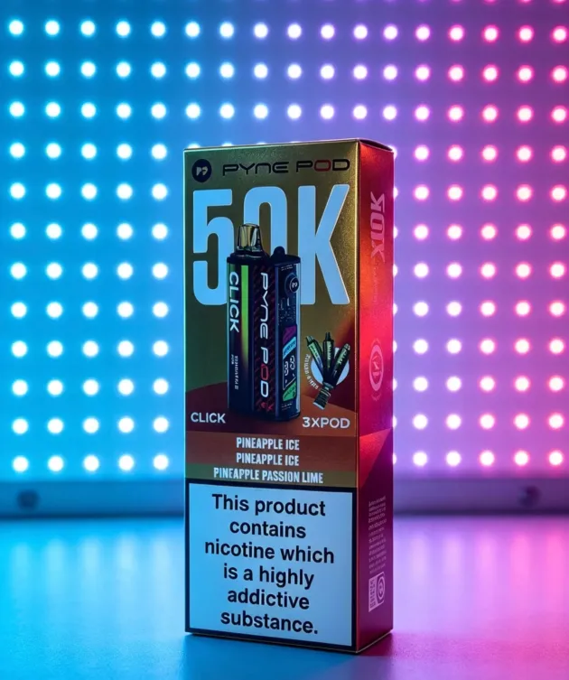 Pyne Pod 50K Click – Pineapple Ice ×2 / Pineapple Passion Lime
