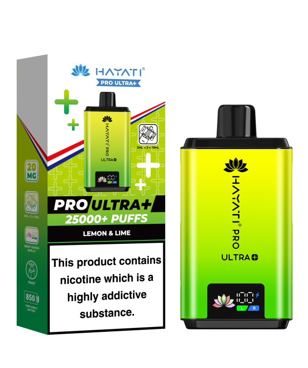 Hayati Pro Ultra+ 25000 - Lemon & Lime