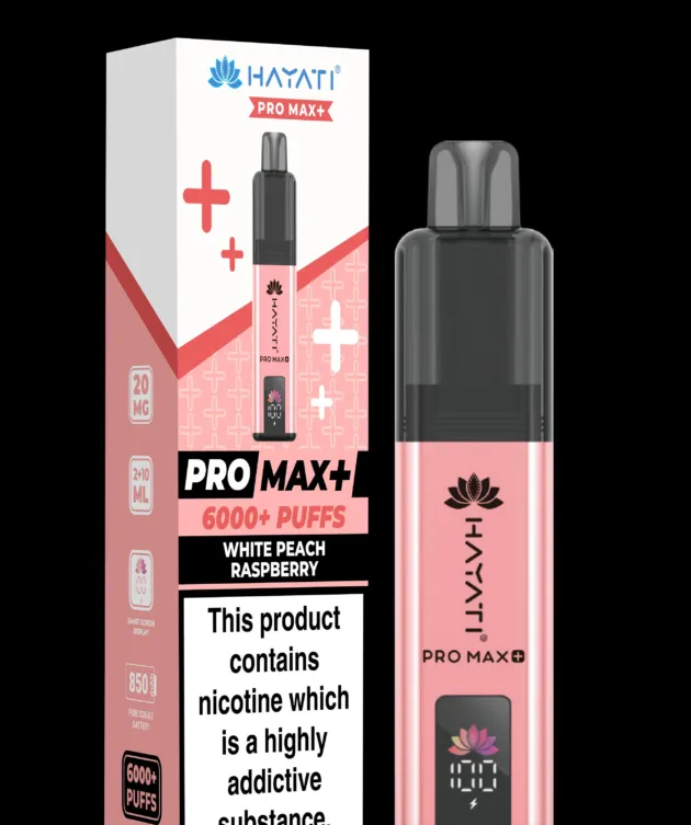Hayati Pro Max+ White Peach Raspberry