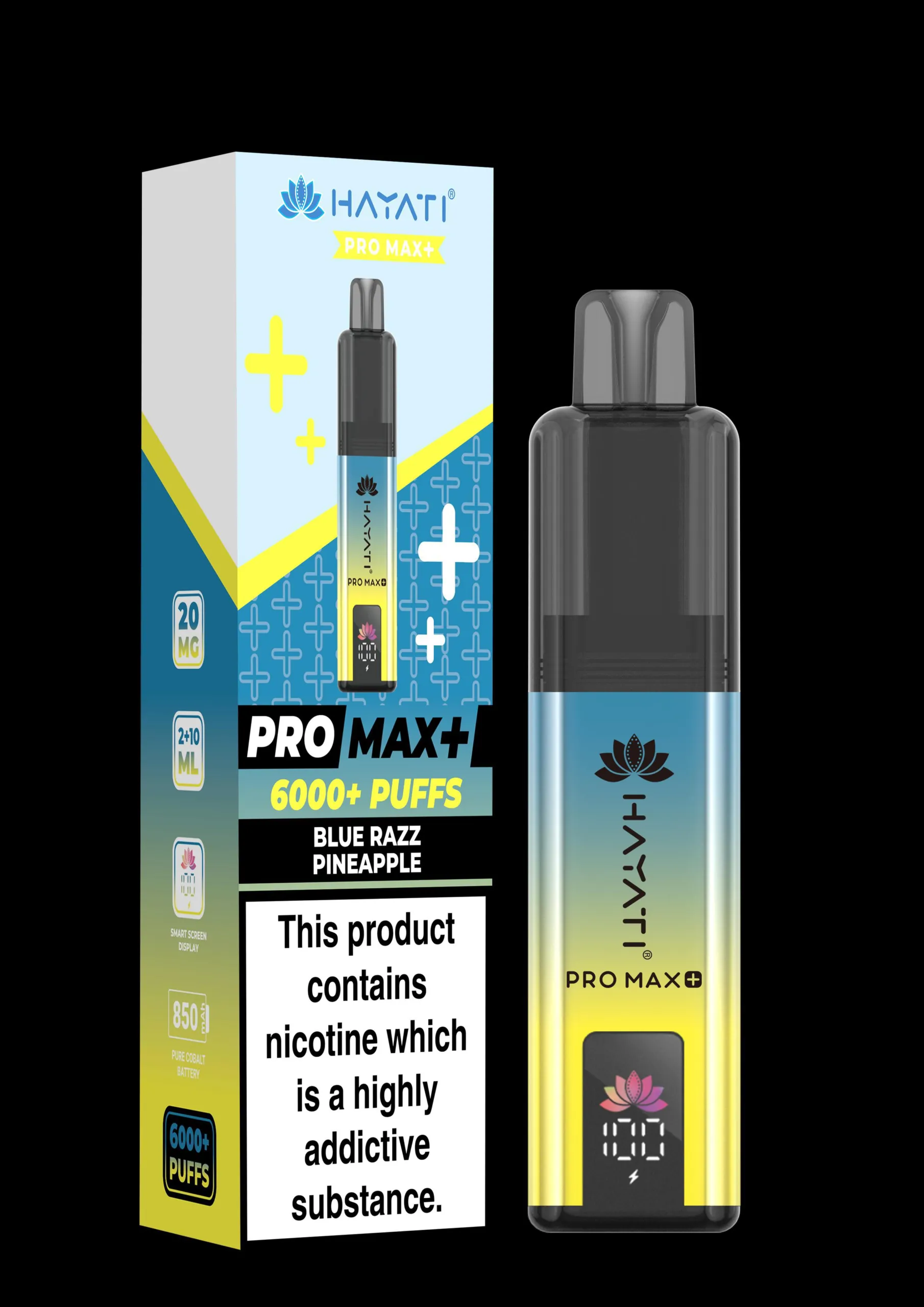 Hayati Pro Max+ Blue Razz Pineapple