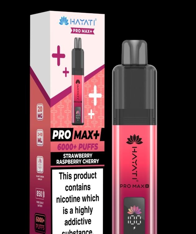 Hayati Pro Max+ Strawberry Raspberry Cherry